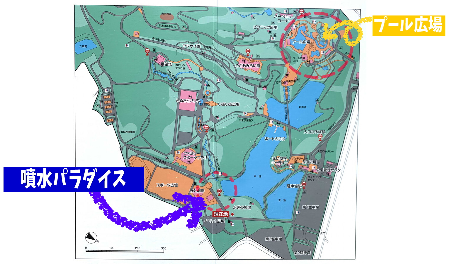 太閤山ランド地図