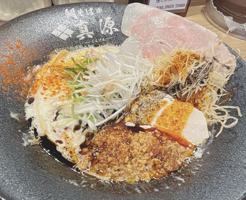 鯛そば真源汁あり鯛担麺富山射水
