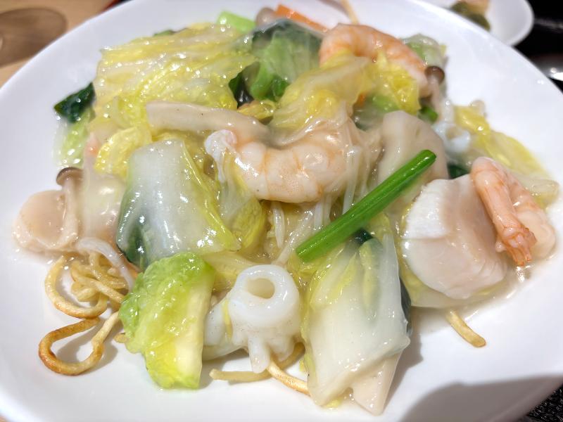 海鮮あんかけ焼きそば