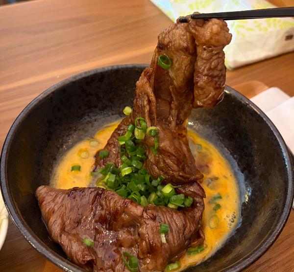 ほし乃和牛皿炙りすき焼き