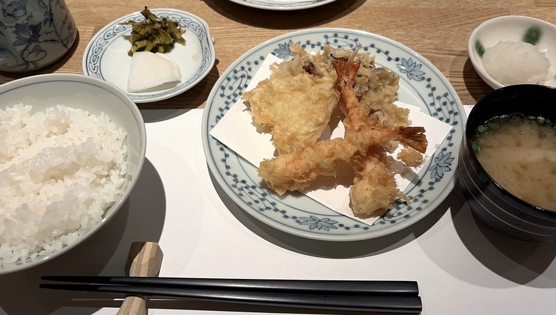 天ぷら新宿つな八 富山店ランチ